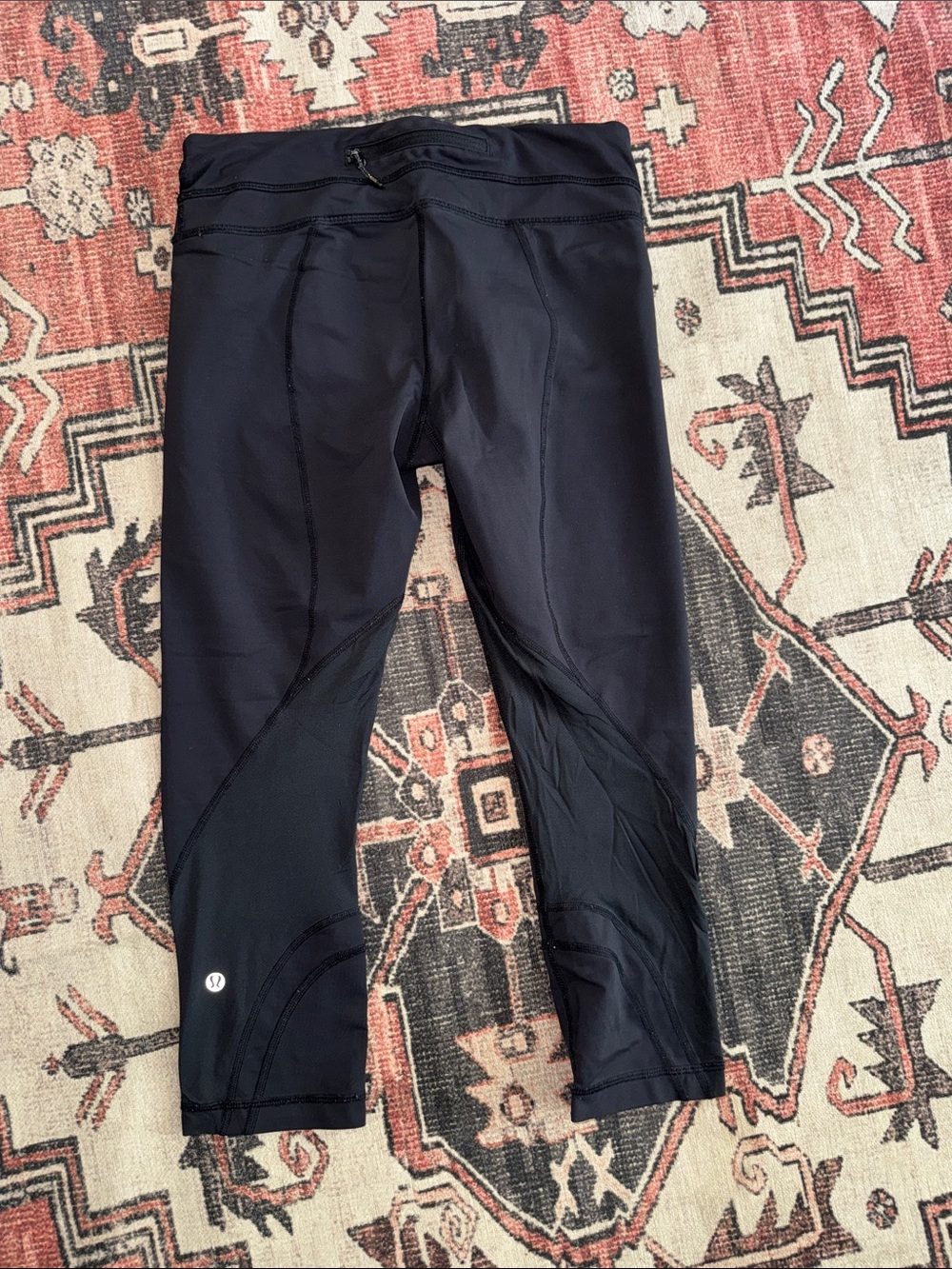 lululemon athletica Black Capri Leggings